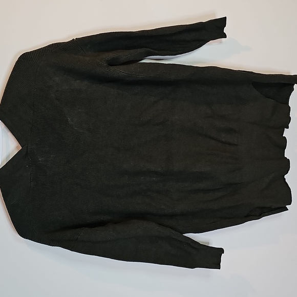 Garage Olive Green Xs Open-Front Layering Cardigan - Picture 3 of 5